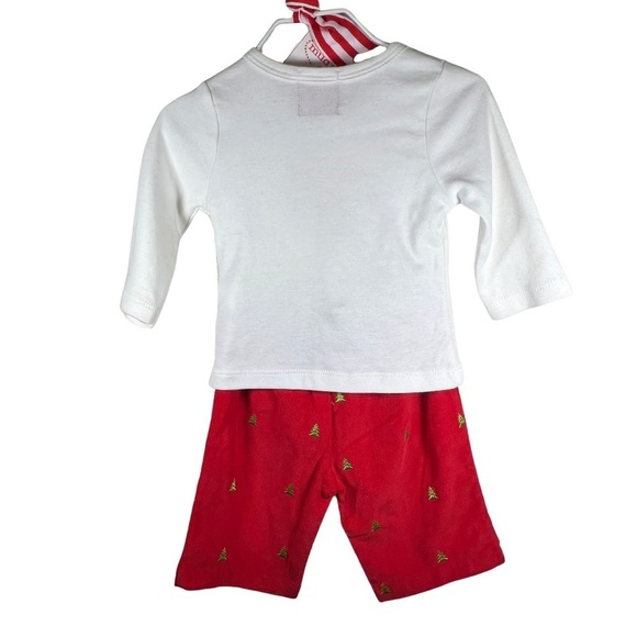 Mudpie size 0-6 month two piece Christmas set - Picture 4 of 5
